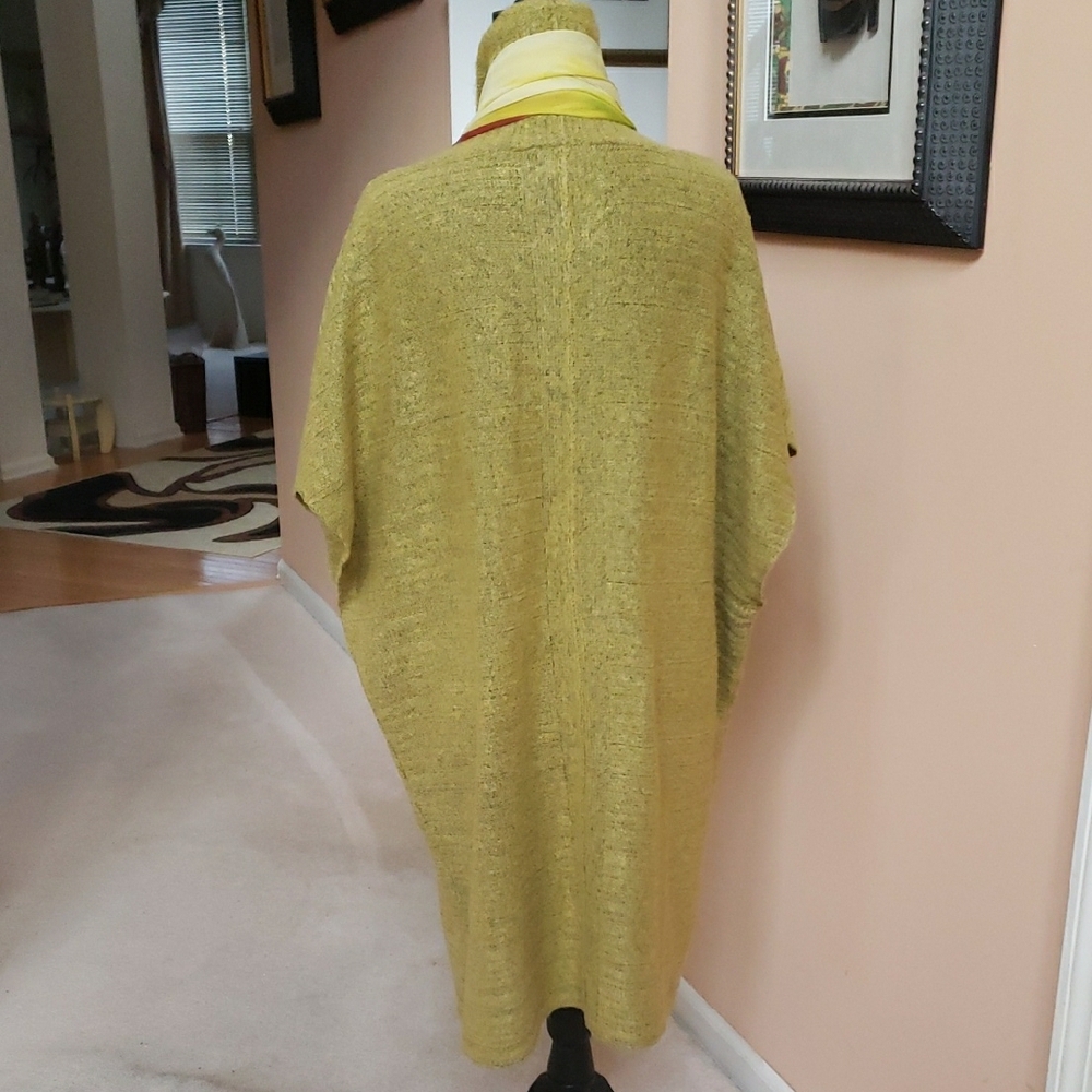Universal Thread Lime Green Knitted Cardigan Dust… - image 3